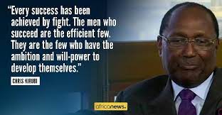 Business is always a struggle. Africanews Ar Twitter Quote Of The Day Chris Kirubi Director At Centum Investments Kenya