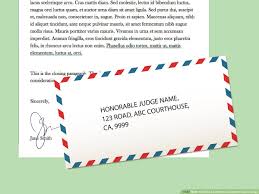 Be sure to emphasize how much you appreciate them taking the time to write you a reference. How To Write A Letter To A Superior Court Judge 15 Steps