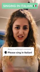 Singing in Italian TikTok Compilation
