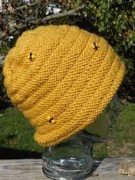Donnasgirldesigns On Etsy Hand Knit Beehive Hat Knitted Bee Hand Knitting Knitting