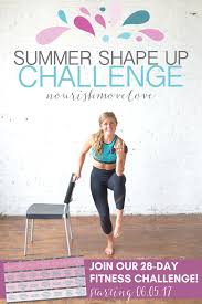 Join In On The Get Healthy U And Nourish Move Love 28 Day Summer Shape Up Challenge Lead By 30 Minute Workout Video Best Abdominal Exercises 30 Minute Workout