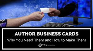 Make an id card with adobe spark post. Author Business Cards Why You Need Them And How To Make Them Tck Publishing