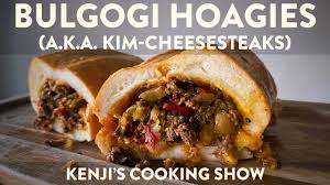 Philly cheese steak food wishes. Bulgogi Hoagies A K A Kim Cheesesteaks Kenji S Cooking Show Youtube