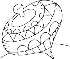 Download HD Clip Black And White Huge Freebie - Spinning Top ...