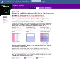We are now going to use some of the visual models we've employed earlier in this course to better understand what is actually happening when we perform. Models For The Multiplication And Division Of Fractions Resources Digital Chalkboard