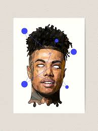 Xxxtentacion satisfying art full video ( adobe illustrator ). Blue Face Drawing