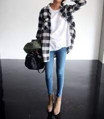 May 02, 2021 · i wore a navy blazer, white shirt, light blue knit tie, gray pants and burgundy loafers. 24 Best Black And White Flannel Outfit Ideas Fall Outfits Autumn Fashion Cute Outfits
