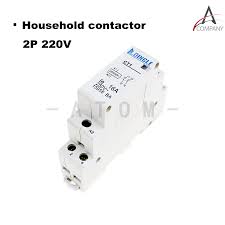 Ct 2p 16a 220v Domestic Small Single Phase Ac Contactor 220v Guide Rail Type Two Normally Open 2p Dingle Brand Contactor Magnetic Rail Lightcontactor Cjx2 Aliexpress