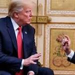 Trump ramps Macron spat mocking
