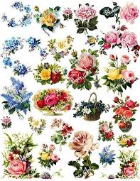 Image Result For Free Decoupage Sheets To Print Decoupage Printables Collage Sheet Vintage Flowers