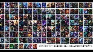League Of Legends Champion Release Timeline Bananatic - Mobile Legends
