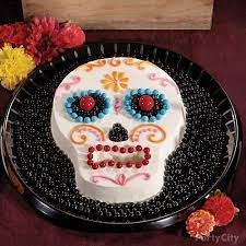 Get inspired by these frightful—and delightful—halloween cakes decorated with frosting, candies, and even cookies. Day Of The Dead Candy Sugar Skull Cake How To Party City