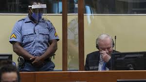 Ratko mladić, bivši komandant vojske republike srpske, osuđen je pravosnažno pred sudom u hagu na doživotnu kaznu zatvora zbog genocida u srebrenici i ratnih zločina u bosni. H98fdpye7 X6wm