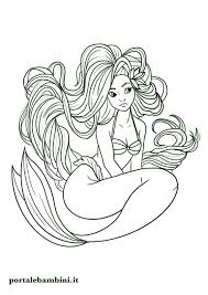 Download more than 100 little mermaid coloring pages! Mermaid Coloring Pages Free To Print Portale Bambini