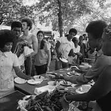 There were a ton of appetizers and dessert, but not enough real food. The Radical Origins Of Free Breakfast For Children Eater