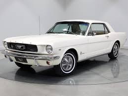 Image result for Wimbledon White 1966 Mustang