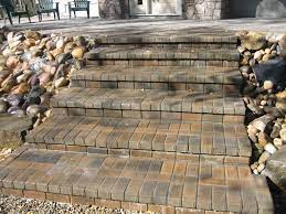 Projects Stone And Rose Page 2 Patio Stairs Patio Stones Brick Pavers