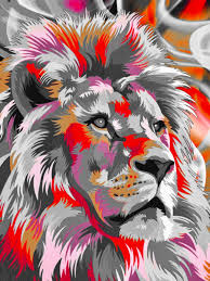 Check spelling or type a new query. Red Lion By Queengrayskull Lion Painting Abstract Lion Lion Art