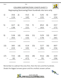 Each sheet consists of a range of 5 addition and subtraction word problems with numbers up to thousands. Addition And Subtraction Grade 3 This Unit Contains A 19 Page Monster Themed Packet Of Practice Using Strategies