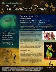 Nadanta Dance Troup To Honor Adi Yogi The 1st Yogi Apr 12 Dance Performing Arts Center Yogi
