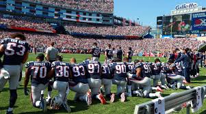 Image result for patriots taking a knee during national anthem meme