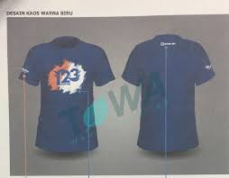 Desain baju futsal warna biru sebagai seragam untuk tim. Produksi Baju Kaos Hut Bri Ke 123 Tahun Di Konveksi Bandung Towa Konveksi Produksi Kaos Oblong Kaos Kerah Poloshirt Kemeja Seragam Kerja Kaos Promosi Event Baju Kaos Partai Jaket Sweater