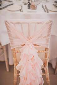 my blush pink ruffle chair hoods on a chiavari chair same chair as houchins have wedding chairs blush pink weddings pink wedding inspiration