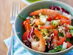 Salade De Crevettes Complete Recette Recettes De Cuisine Recettes De Quinoa Recette