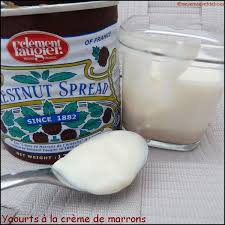 Yaourts A La Creme De Marrons Mes Envies Et Delices Creme De Marron Dessert Creme De Marron Recette Yaourt