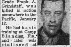 East Tennessee Veterans Memorial Association — Grindstaff, Frank A.