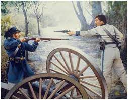 Brother Against Brother Civil War Art Civil War Confederate Civil War History