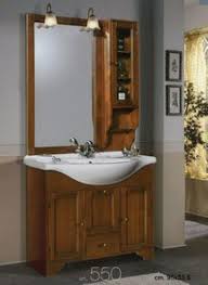 Appendi abiti per bagno in arte povera in legno noce. Prezzo Arredo Bagno Con Specchiera In Arte Povera