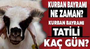 Resmi tatil takvimine göre şimdiden dört günlük resmi tatil yapılacak. Ramazan Bayrami Dinen Kac Gun