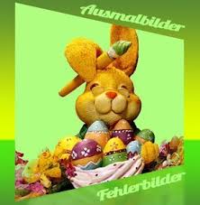 In form von osterhasen malvorlagen. Ausmalbilder Und Fehlerbilder Fur Ostern Kindergeburtstag Planen