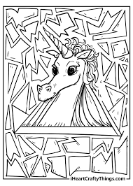 Touch device users, explore by touch or with swipe gestures. Unicorn Coloring Pages 50 Magical Unique Designs 2021