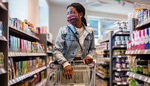 Pedestrians carry shopping bags as they walk through the union square shopping district on april 15, 2021, in san francisco. Does Your State Have A Mask Mandate Due To Coronavirus