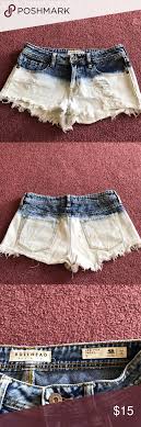 Low Rise Denim Shorts Cute Distressed Denim Shorts With