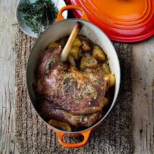 Roast Leg Of Lamb Le Creuset Recipes Le Creuset Recipes Lamb Recipes Lamb Roast Recipe