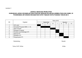 Berikut adalah contoh matriks jadwal pelaksanaan penelitian. Doc Jadwal Rencana Penelitian Deril Ridwan Academia Edu