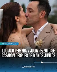 ⭕Son días de muchísima emoción para Luciano Pereyra, quien se casó con su  novia Julia Rezzuto después de 6 años juntos. La noticia la confirmó el  propio cantante en sus redes sociales,