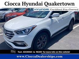Hyundai santa fe 2018 white. Frost White Pearl 2018 Hyundai Santa Fe Sport For Sale At Ciocca Dealerships Vin 5xyzwdla0jg530563