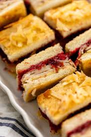 Turkey Cranberry Croque Monsieur Recipe Croque Monsieur Perfect Appetizers Cranberry Sauce Homemade