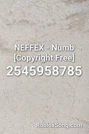 Neffex Numb Copyright Free Roblox Id Roblox Music Codes In 2021 Roblox Numb Songs