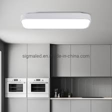 The system is mounted to a ceiling or wall and powers individual light. China Modern Indoor Lighting Surface Mounted 30w 500x160 Ceiling Lamp For Kitchen China Indoor Lighting Led Ceiling Light