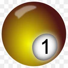 40+ vectors, stock photos & psd files. Billiard Ball Clipart Bola Gambar Bola Billiard Angka 1 Hd Png Download 600x600 6400628 Pngfind