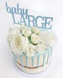 Boy baby shower cake with flowers. 15 Gorgeous Boy Baby Shower Cakes Find Your Cake Inspiration
