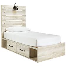 Prepac tall twin sonoma platform storage bed with 6 drawers black. Ashley Signature Design Cambeck B192 53 52 150 B100 11 Rustic Twin Storage Bed With 2 Drawers Industrial Light Dunk Bright Furniture Platform Beds Low Profile Beds