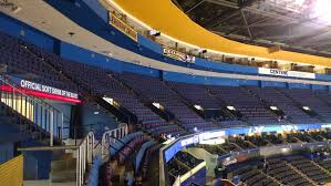 Enterprise Center Mezzanine Level Corner Hockey Seating