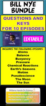 Bill Nye Bundle Science Teaching Resources Science Bundle Bill Nye