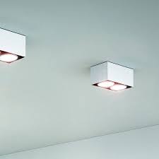 Dean Ii Rendl Light Studio Ceiling Light For Two Halogen Light Sources That Tilt In Two Axis The Inside Of The Fi Ceiling Lights Halogen Lighting Lighting